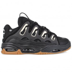 Black Osiris D3 2001 Men Skate Shoes | OS0576831