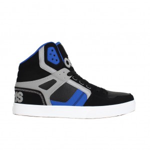 Black / Blue / Grey Osiris Clone Women Sneakers | OS5429307
