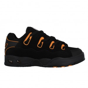 Black / Orange Osiris D3 OG Men Skate Shoes | OS9048126