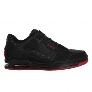 Black / Red Osiris Peril Men Sneakers | OS7146529