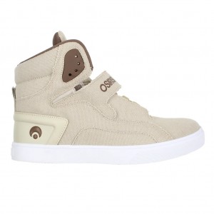 Brown / White / Brown Osiris Rize Ultra Women Sneakers | OS4823971
