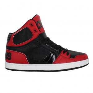 Red / Black Osiris NYC 83 Clk Women Sneakers | OS4723059