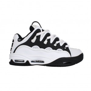 White / Black Osiris D3 2001 Men Skate Shoes | OS4039816