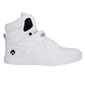 White / Black / White Osiris Rize Ultra Men Sneakers | OS2509347