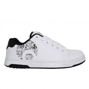 White / Black / White Osiris Troma ALT Men Sneakers | OS7698135